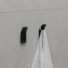 Крючок одинарный LEMARK SMOOTH LINE для полотенец 2 шт чёрный 9712002
